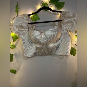 Champagne crop top